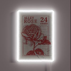 Alley Rose Stamp RGB Neon Sign Alley Rose Stamp RGB Neon Sign