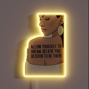 Allow RGB Neon Sign