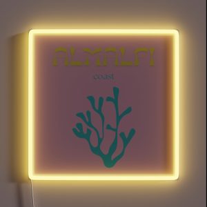 Almalfi Coast Preppy Wall Art RGB Neon Sign