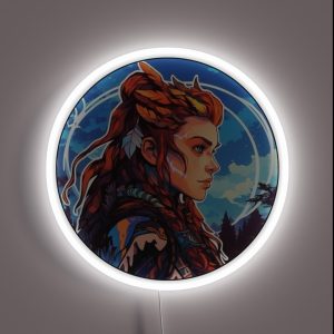 Aloy From Horizon Zero Dawn RGB Neon Sign