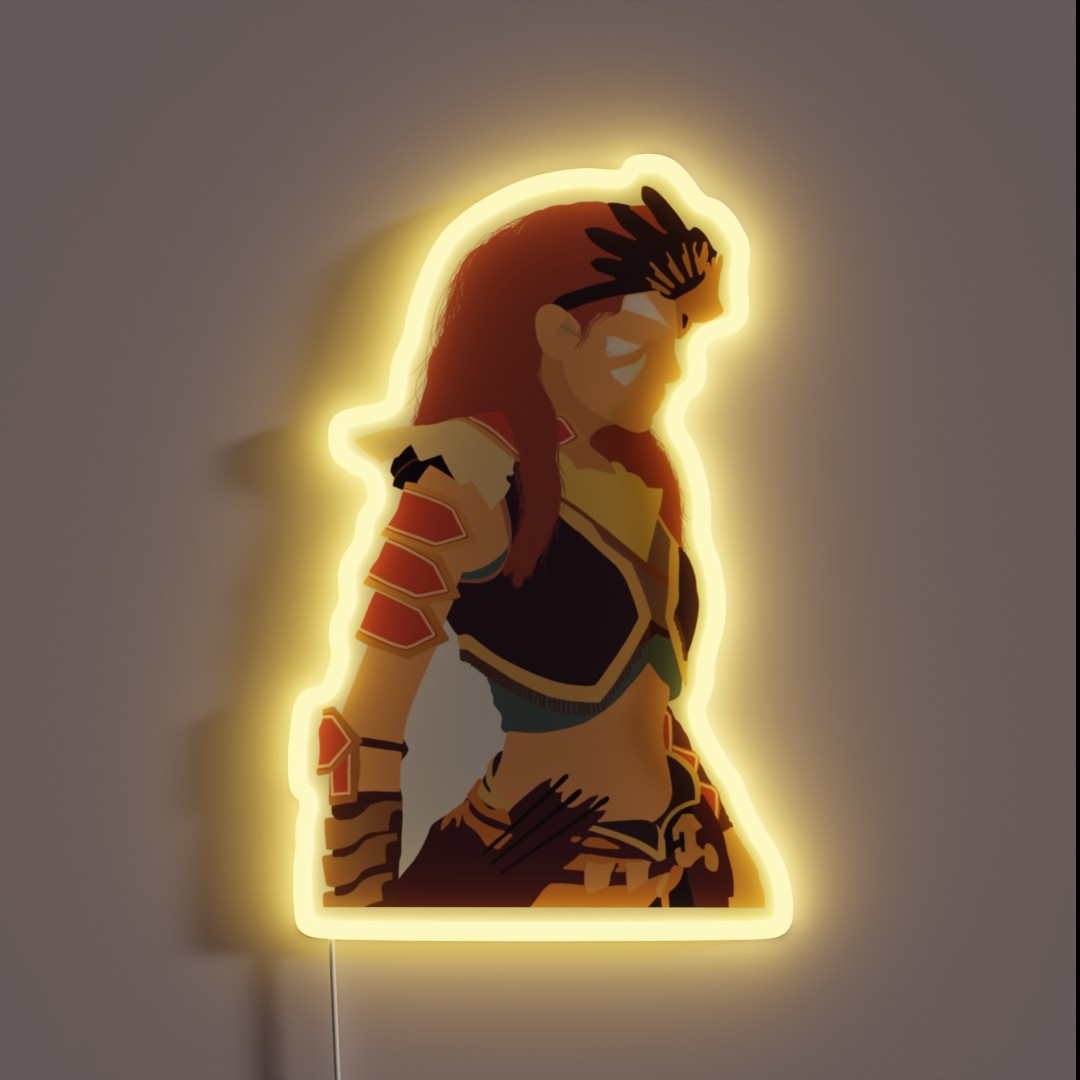 Aloy Horizon Zero Dawn Forbidden West RGB Neon Sign Aloy Horizon Zero Dawn Forbidden West RGB Neon Sign
