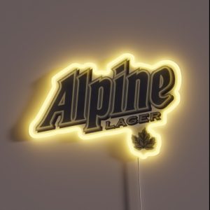 Alpine Lager Classic Logo Moosehead RGB Neon Sign