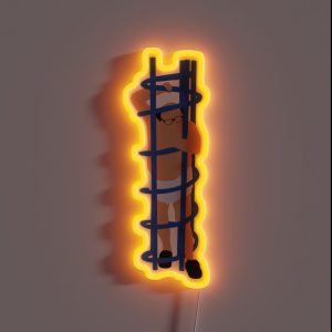 Always Sunny Frank Climbing Frame RGB Neon Sign Always Sunny Frank Climbing Frame RGB Neon Sign