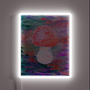 Amanita Muscaria Mushroom RGB Neon Sign Amanita Muscaria Mushroom RGB Neon Sign