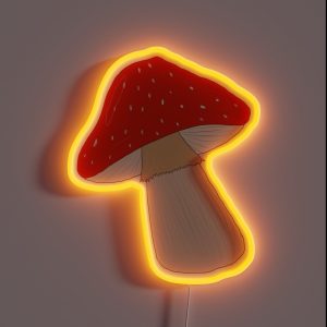 Amanita Muscaria Mushroom RGB Neon Sign Amanita Muscaria Mushroom RGB Neon Sign