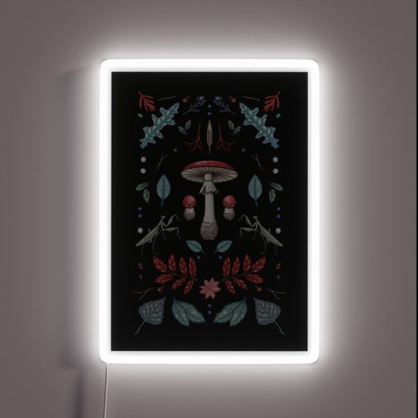 Amanita Muscaria Mushroom RGB Neon Sign