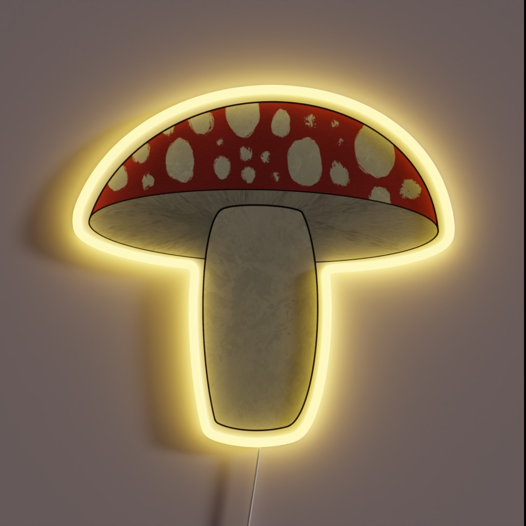 Amanita Muscaria RGB Neon Sign Amanita Muscaria RGB Neon Sign