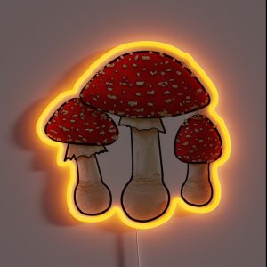 Amanita Muscaria RGB Neon Sign