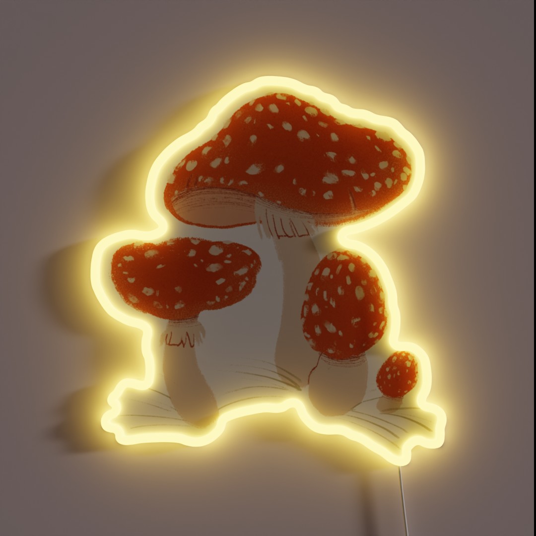 Amanita Muscaria RGB Neon Sign Amanita Muscaria RGB Neon Sign