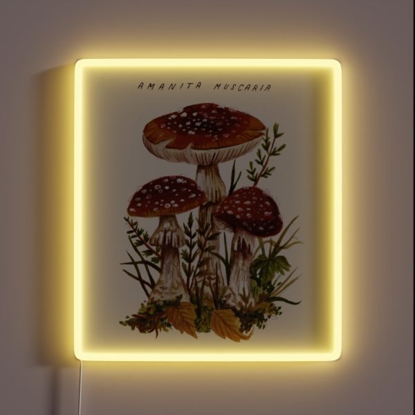 Amanita Muscaria RGB Neon Sign