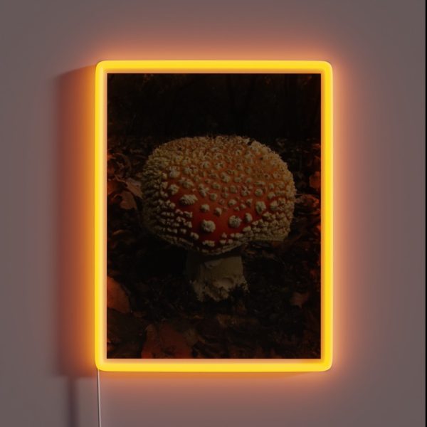 Amanita Mushroom RGB Neon Sign