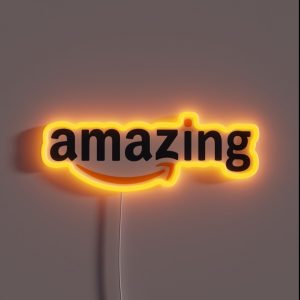 Amazing Amazon Logo RGB Neon Sign Amazing Amazon Logo RGB Neon Sign
