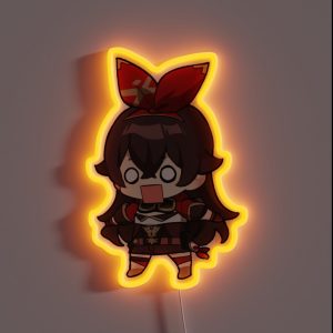 Amber Genshin Impact Chibi RGB Neon Sign