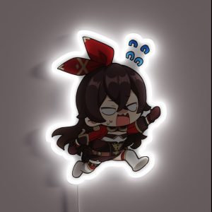 Amber Genshin Impact Chibi RGB Neon Sign