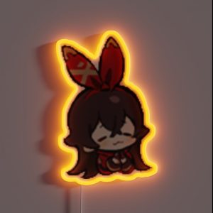 Amber Genshin Impact Chibi RGB Neon Sign Amber Genshin Impact Chibi RGB Neon Sign