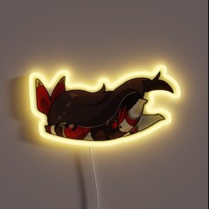 Amber Genshin Impact Chibi RGB Neon Sign