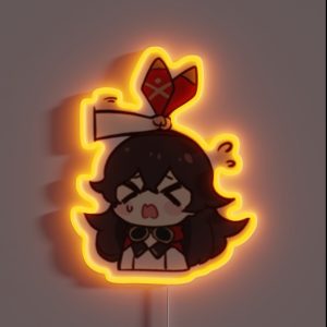 Amber Genshin Impact Chibi RGB Neon Sign Amber Genshin Impact Chibi RGB Neon Sign