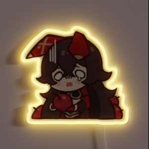Amber Genshin Impact Chibi RGB Neon Sign