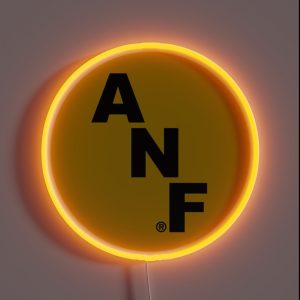 America Needs Farmers Iowa Hawkeye Logo RGB Neon Sign