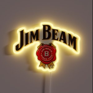 American Bourbon Whiskey RGB Neon Sign
