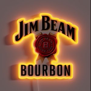 American Brand Of Bourbon Whiskey RGB Neon Sign