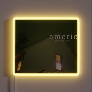 American Football LP1 Cover RGB Neon Sign American Football LP1 Cover RGB Neon Sign