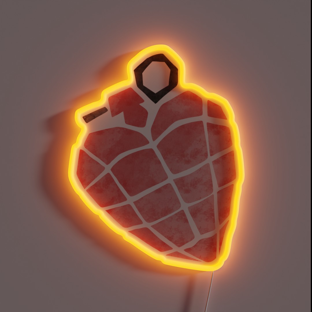 American Idiot Heart Greenday Inspired Wall RGB Neon Sign American Idiot Heart Greenday Inspired Wall RGB Neon Sign