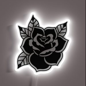 American Traditional Rose RGB Neon Sign American Traditional Rose RGB Neon Sign