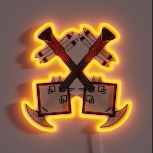 Amp It Up Genshin Impact Xinyan Guitar Design RGB Neon Sign Amp It Up Genshin Impact Xinyan Guitar Design RGB Neon Sign