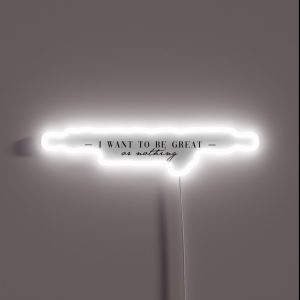 Amy March Little Women Quote RGB Neon Sign