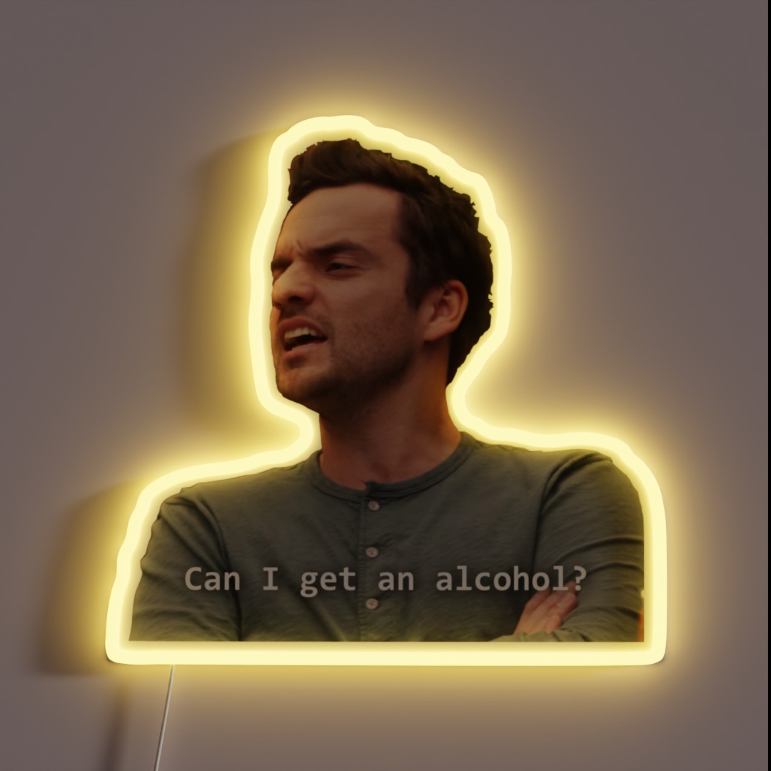 An Alcohol RGB Neon Sign An Alcohol RGB Neon Sign