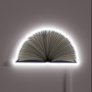 An Open Book RGB Neon Sign An Open Book RGB Neon Sign