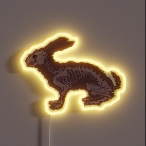 Anatomy Of A Hare Transparent RGB Neon Sign