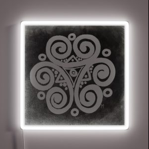 Ancient Viking Art RGB Neon Sign