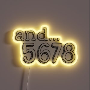 And 5678 RGB Neon Sign