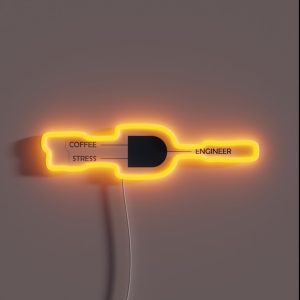 And Gate RGB Neon Sign And Gate RGB Neon Sign