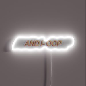 And I Oop Retro Summer Vine Meme RGB Neon Sign