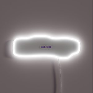 And I Oop RGB Neon Sign And I Oop RGB Neon Sign