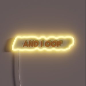 AND I OOP RGB Neon Sign AND I OOP RGB Neon Sign
