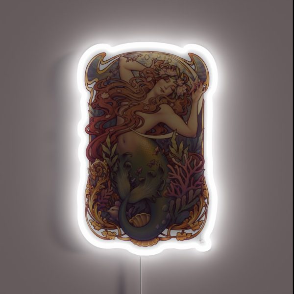 Andersen S Little Mermaid RGB Neon Sign