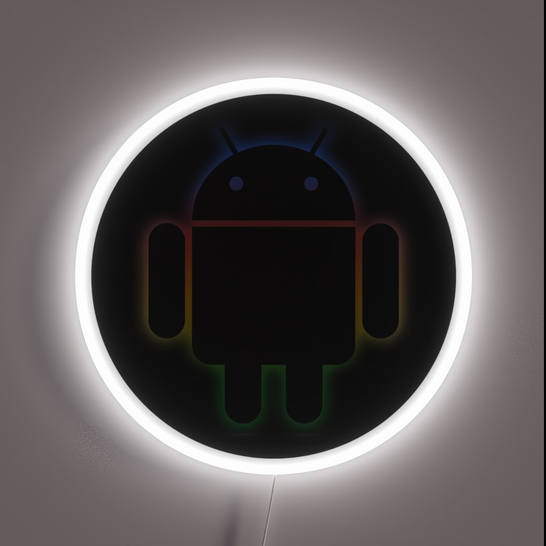 ANDROID Design For Android Google Tech Fans RGB Neon Sign ANDROID Design For Android Google Tech Fans RGB Neon Sign