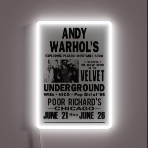 Andy Warhol S Velvet Underground RGB Neon Sign