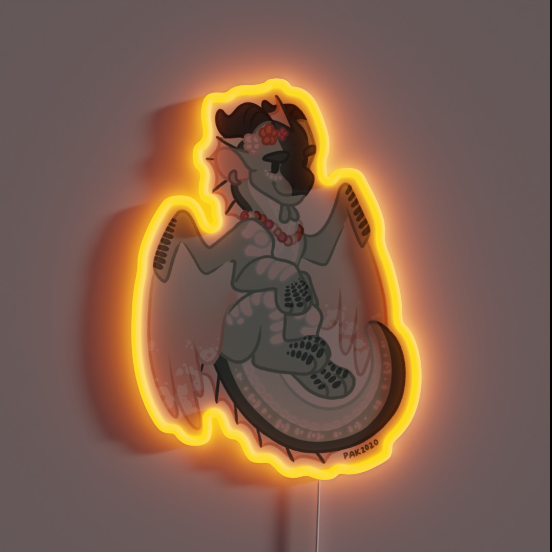 Anemone Good WOF Wings Of Fire RGB Neon Sign Anemone Good WOF Wings Of Fire RGB Neon Sign