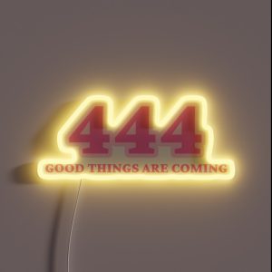 Angel Number 444 RGB Neon Sign