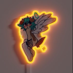 Angel Puppy RGB Neon Sign
