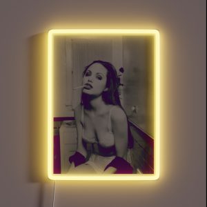 Angelina Jolie Circa 1994 RGB Neon Sign