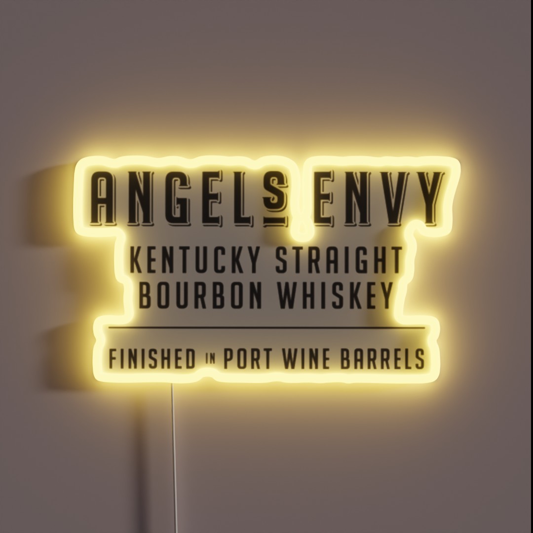 Angels Envy Logo RGB Neon Sign Angels Envy Logo RGB Neon Sign