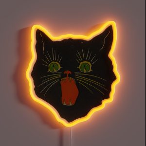 Angry Cat RGB Neon Sign