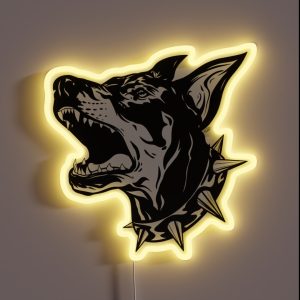 Angry Dog RGB Neon Sign Angry Dog RGB Neon Sign