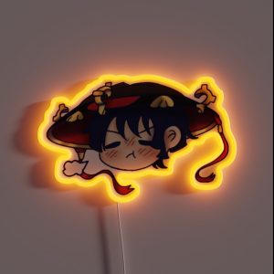 Angry Scaramouche RGB Neon Sign